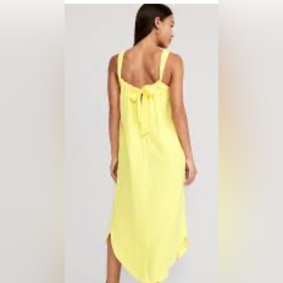 Sleeveless Shirred Midi Dress, XSP, NWT - Picture 2 of 3